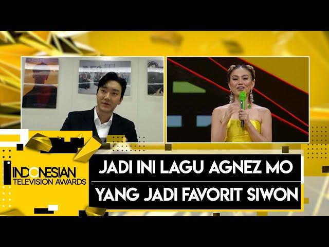 Jadi Ini Lagu Agnez Mo Yang Jadi Favorit Siwon | Indonesian Television Awards 2020