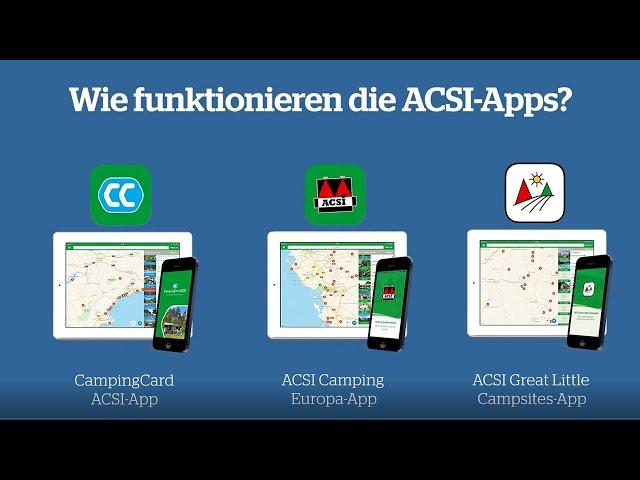 Wie funktionieren die ACSI-Apps?