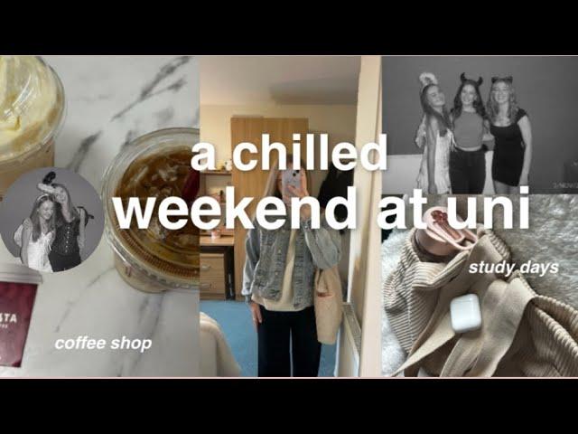 weekend in my life at university | studying, friends, romanticising autumn