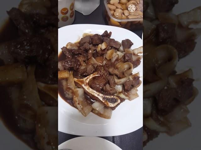 T-BONE BEEF STEAK WITH KOREAN GALBI SWEET SAUCE