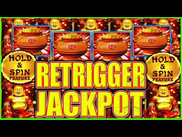 The UNSTOPPABLE BONUS RETRIGGER JACKPOT! Happy & Prosperous Dragon Link Slot