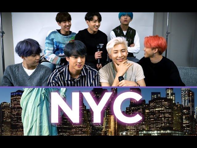 Before their Saturday Night Live performance BTS told us their favorite things about NYC