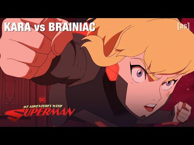 BATTLE SCENES: Kara vs. Brainiac | My Adventures With Superman | adult swim