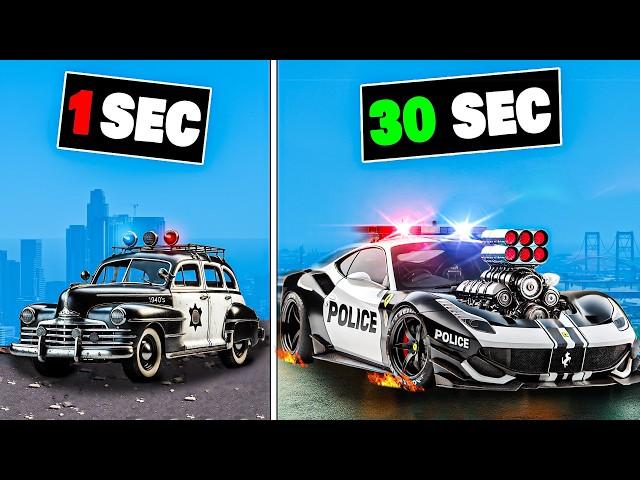 Every 30 seconds my police car gets faster in GTA 5