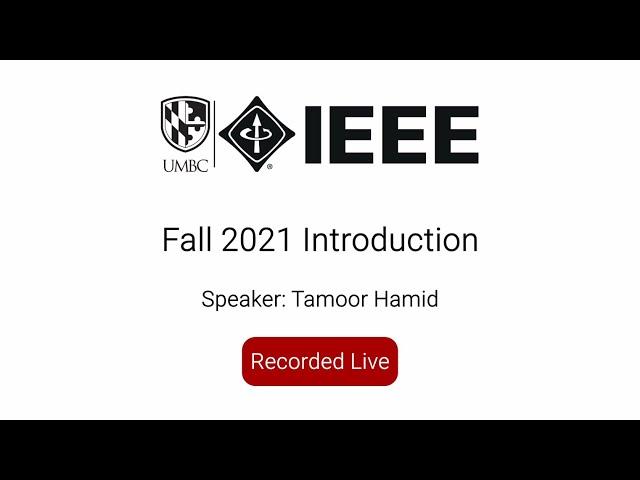 Fall 2021 Introduction