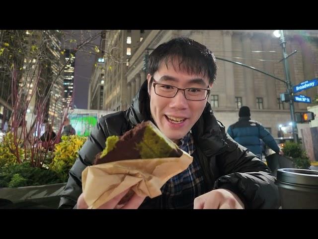 Delicious Holiday Brownies and Hot Chocolate | Matcha n' More Herald Square Holiday Market 2024