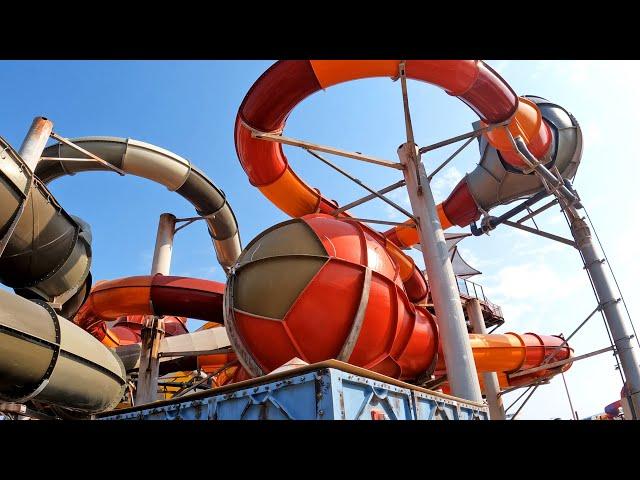 Amazing Party Water Slide in Qatar! Meryal Water Park - Rusty Splash