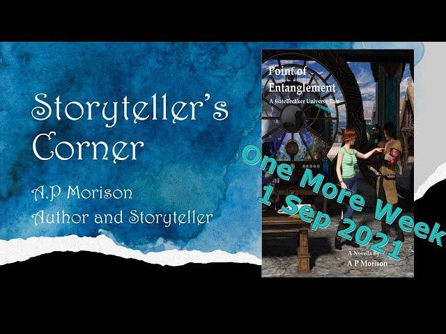 Storyteller's Corner: One Week to Book Day!