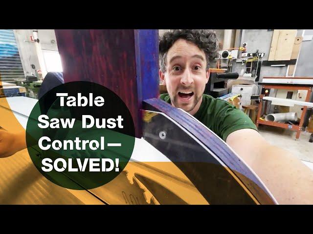 Sawdust Solutions! Building A Table Saw Overhead Dust Guard