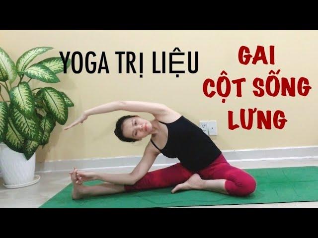 Yoga trị liệu đau lưng, gai cột sống lưng Yoga for back pain