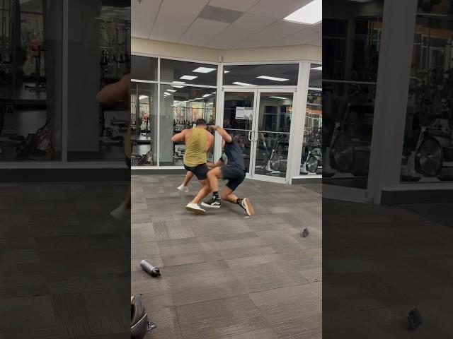 Gym Fight over a Cable Machine   Let’s see who Wins  #fighting #gym #fighter #shorts #viral