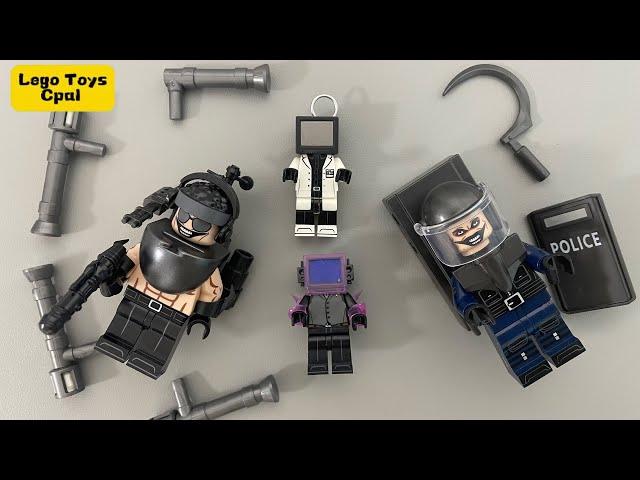 LEGO Skibidi Toilet | TV man | SWAT Toilet Man| Headscarf Toilet Man | Unofficial Lego Minifigures