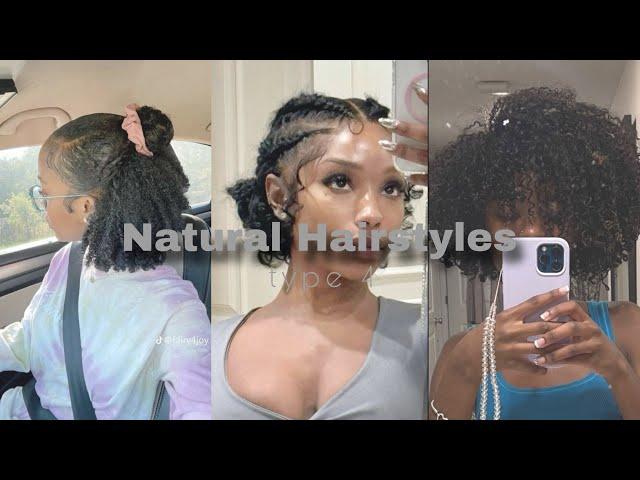 type 4 | natural hairstyles | tiktok compilation