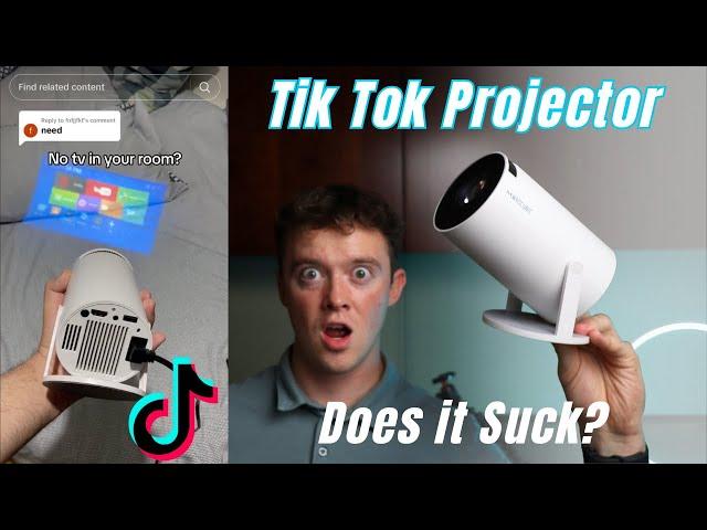 Viral Tik Tok Mini Projector does it suck? HY300 Pro Review