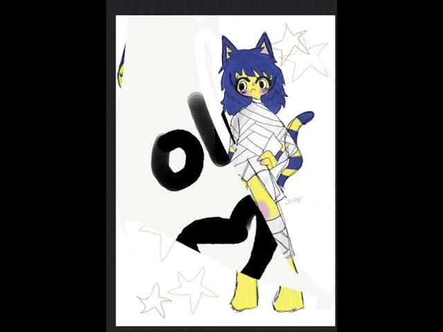 Ankha drawing !!! // by : - Fr0g - (me)