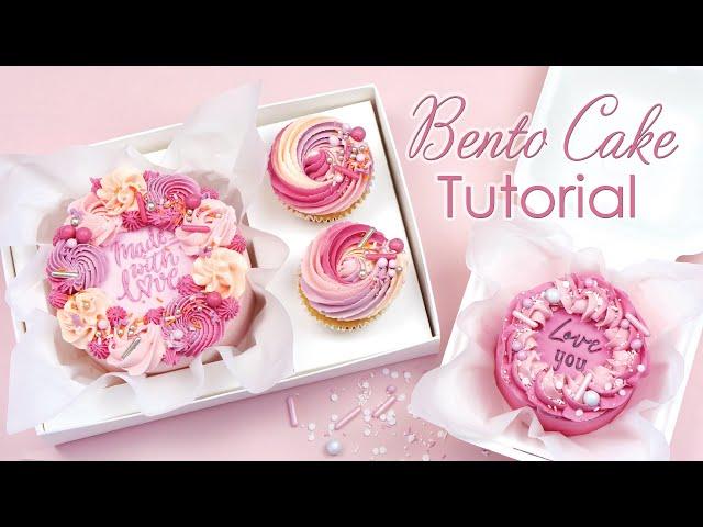 Making Mini Bento Cakes - Cake Decorating Tutorial