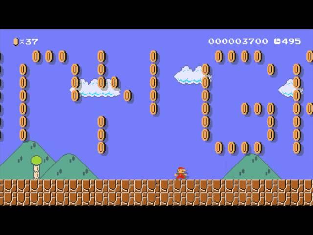 Playnation Games stage on Super Mario Maker