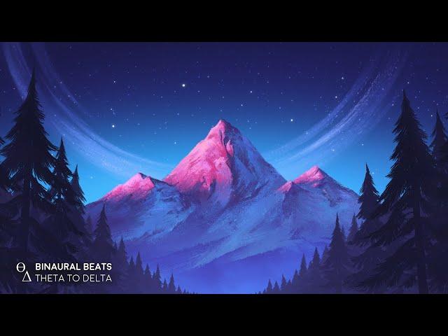 DEEP RELAXATION Music for Sleep [Insomnia & Stress] "Alpine Dreams" Binaural Beats