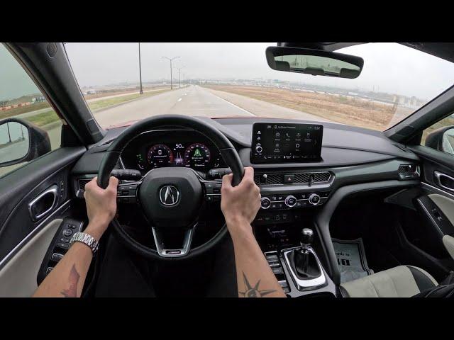 2024 Acura Integra A-Spec Tech (Manual) - POV Rainy Drive