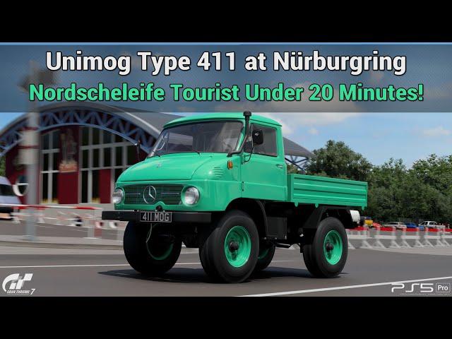 Gran Turismo 7 | MB Unimog Type 411 '62 at Nürburgring Nordschleife (Tourist) [4K PS5Pro]