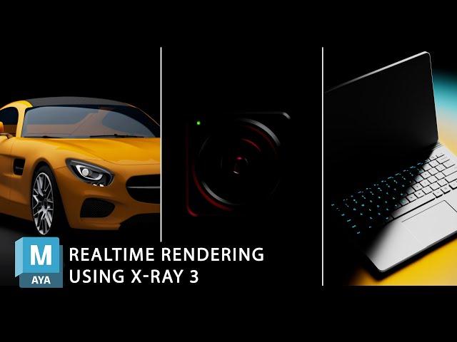 How to use X-Ray 3 for Realtime Rendering Animations in Maya - intro