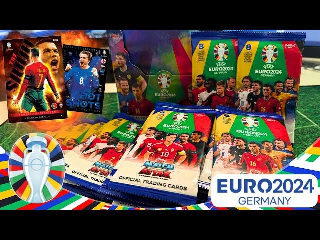 KOMPLETTE DISPLAY BOX Topps UEFA EURO 2024 MATCH ATTAX