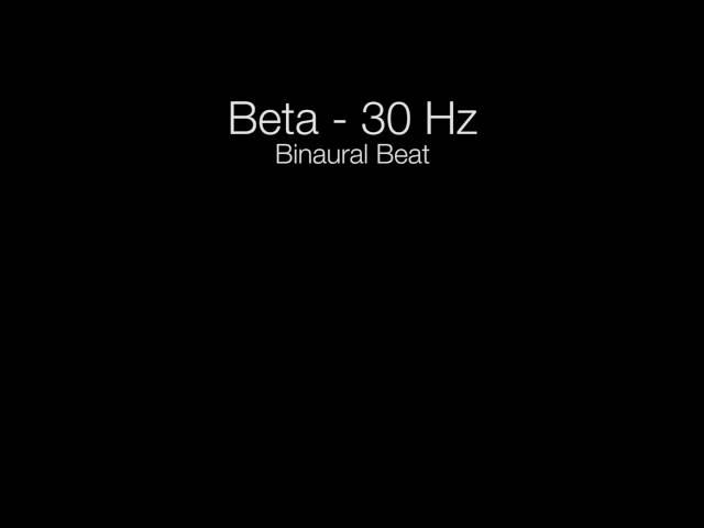 'Problem Solving' Beta Binaural Beat - 30Hz (1h Pure)