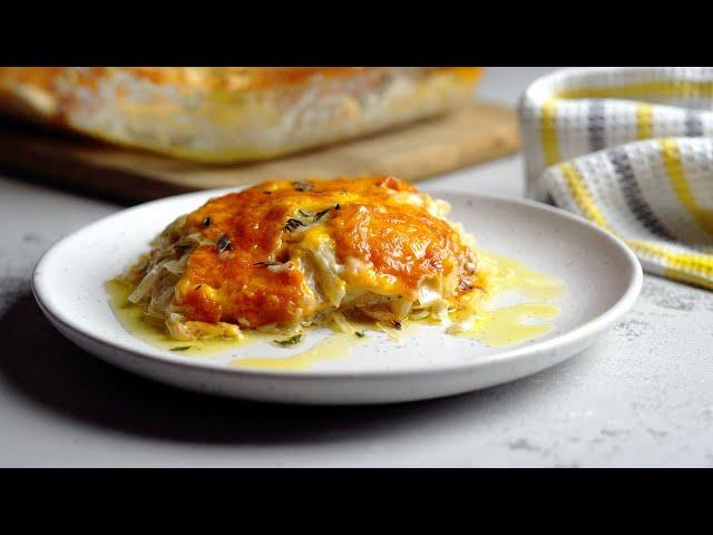 Keto Recipe - Creamy Cabbage Casserole [Vegetarian-Friendly]