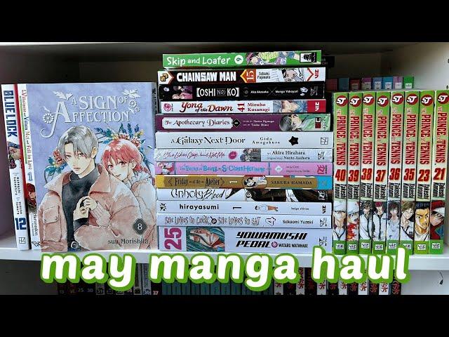 collective manga haul & unboxing - may 2024