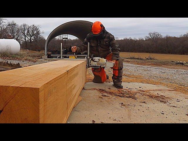 How to Mill Dimensional Lumber with a Chainsaw - Alaskan Sawmill