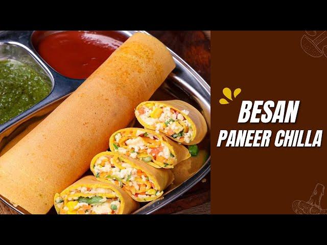 Besan Paneer Chilla Recipe in Hindi | बेसन पनीर चिल्ला रेसिपी हिंदी में |