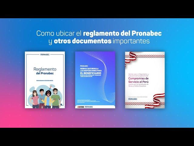 Documentos que debes revisar si eres becario del Pronabec