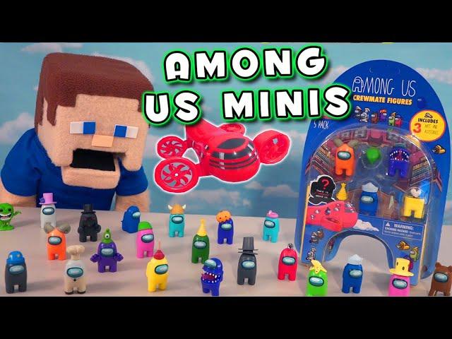 Among Us Mini Figures HUGE Crewmate Series 2 Unboxing & Airship Playset