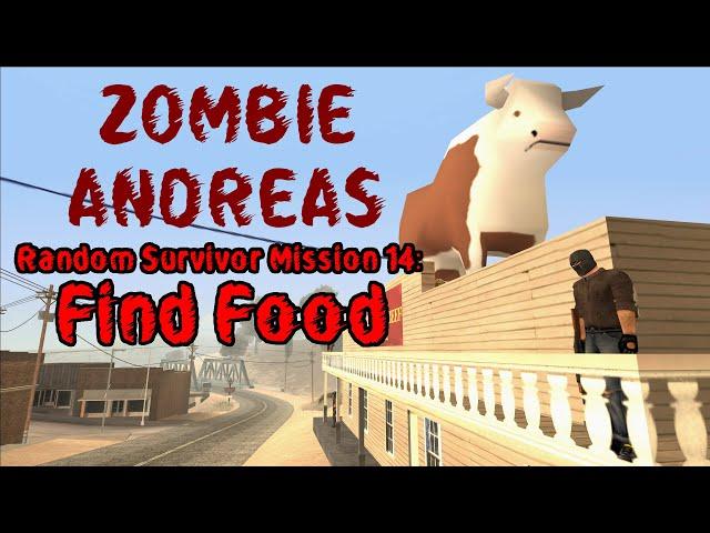 Random Survivor Mission 14: Find Food. GTA: Zombie Andreas Complete