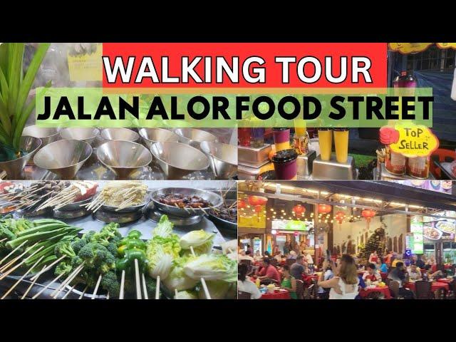 Malaysia Tourist Place Jalan Alor Food Street | Reji and Musafir #maleshiyareji #foodstreet