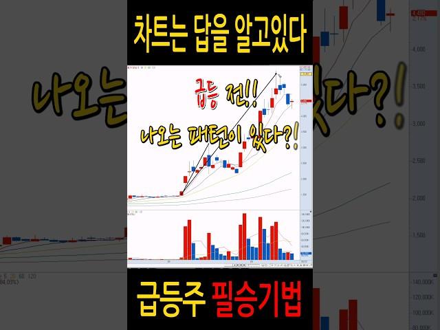 [단기,스윙마스터]주식고수가 좋아하는 급등 전 나오는 패턴!