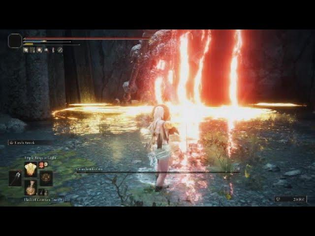 Elden Ring Ancient Dragons' Lightning Strike Vs Guardian Golem