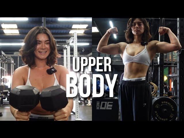 Upper Body Gym Vlog & Beach Run