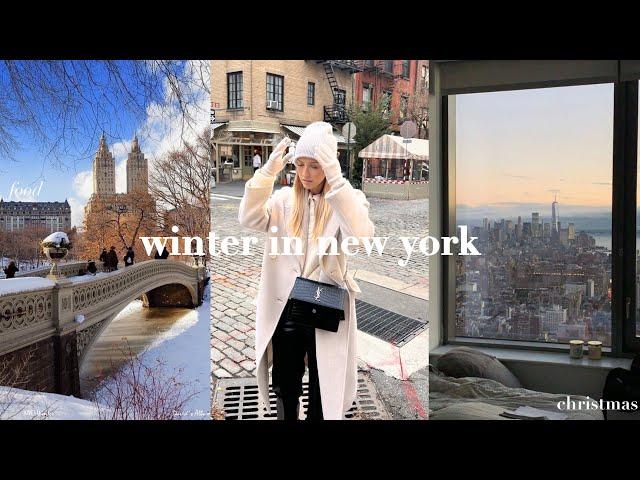 new york travel vlog: winter