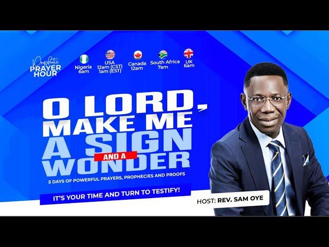 FAVOUR PROVOKING PRAYERS | PROPHETIC PRAYER HOUR WITH REV DR SAM OYE  [DAY 1273]