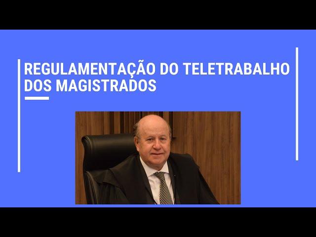 Presidente Alberto Diniz fala sobre atuação da Amagis para aprovação do teletrabalho dos magistrados