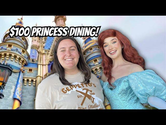 I Paid $100 To Dine With Princesses in Disney World- Cinderella’s Royal Table in Magic Kingdom