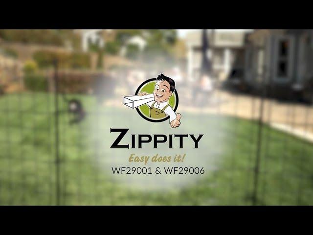 Zippity Outdoor Products Black Metal Garden Fence