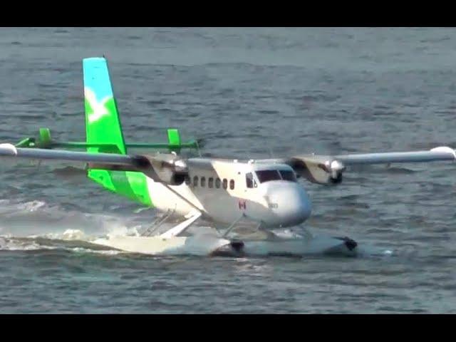 Twin Otter Seaplane Landing