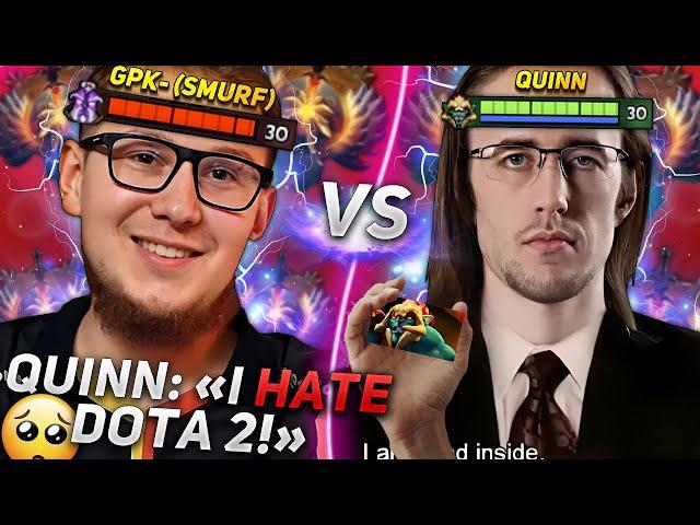 QUINN: "I HATE DOTA 2!" | GLADIATORS QUINN vs BETBOOM GPK SMURF