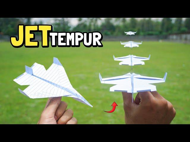 Make a JET Plane from Paper Notebooks Flying Far - ELEKTROGAMI Paper Plane