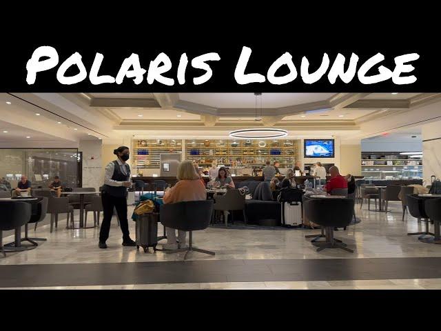 A quick exploration of the luxurious United Polaris Lounge in Washington (IAD) Dulles Airport