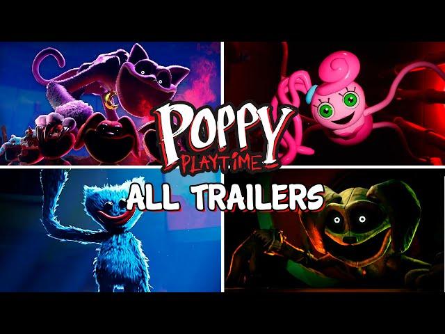 Poppy Playtime - ALL TRAILERS: Chapter 1, 2, 3, Project Playtime, Chapter 3 - Official Game Trailer