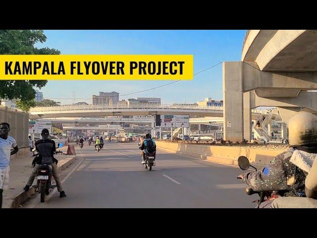 The Kampala flyover project makes the city shine in 2024.