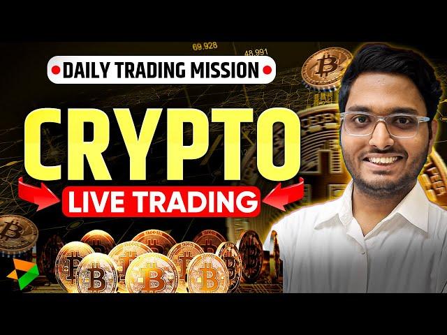 Live Crypto and Gold Scalping Trading | 9 April -Delta Exchange #goldtrading #cryptotrading #bitcoin